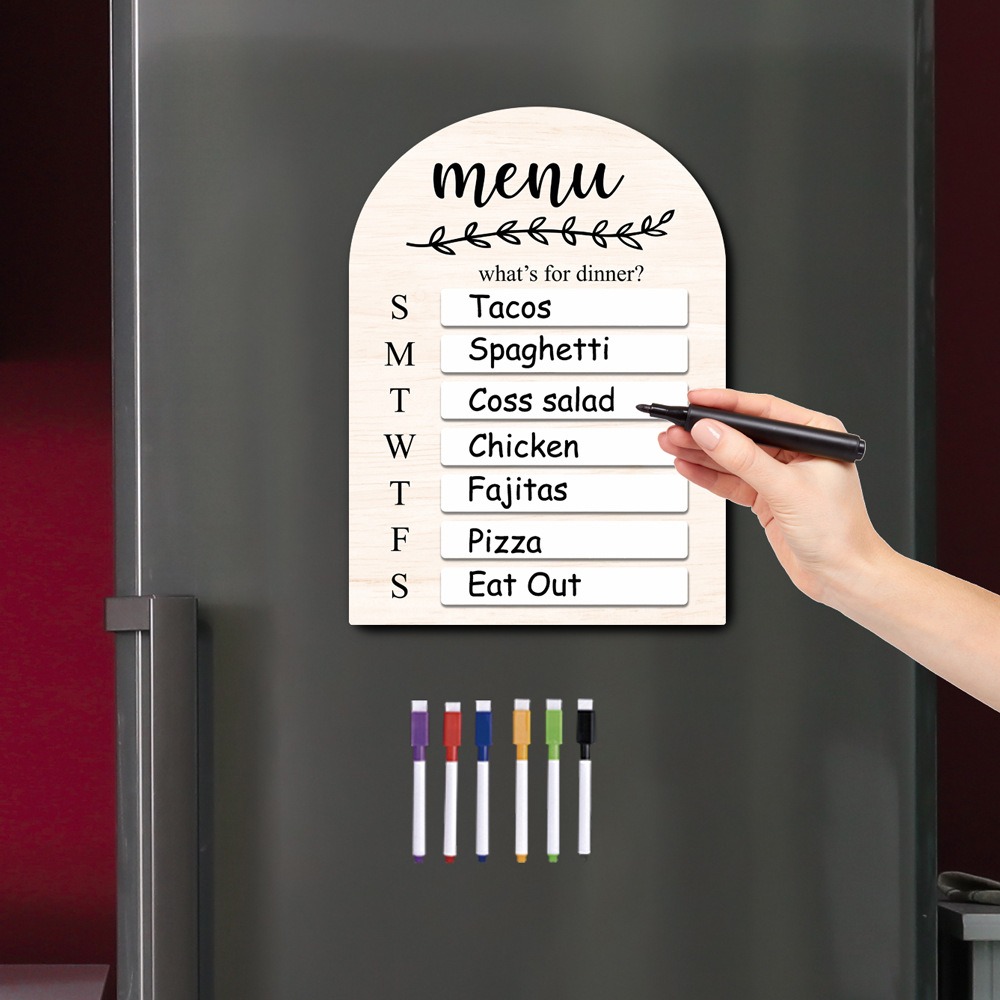 Prático geladeira magnética re - Meal Prep Plan avaliação e preço