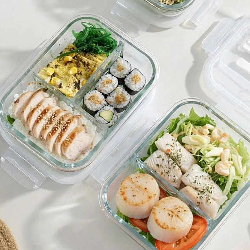 Recipiente de vidro para armaz - Meal Prep Plan avaliação e preço