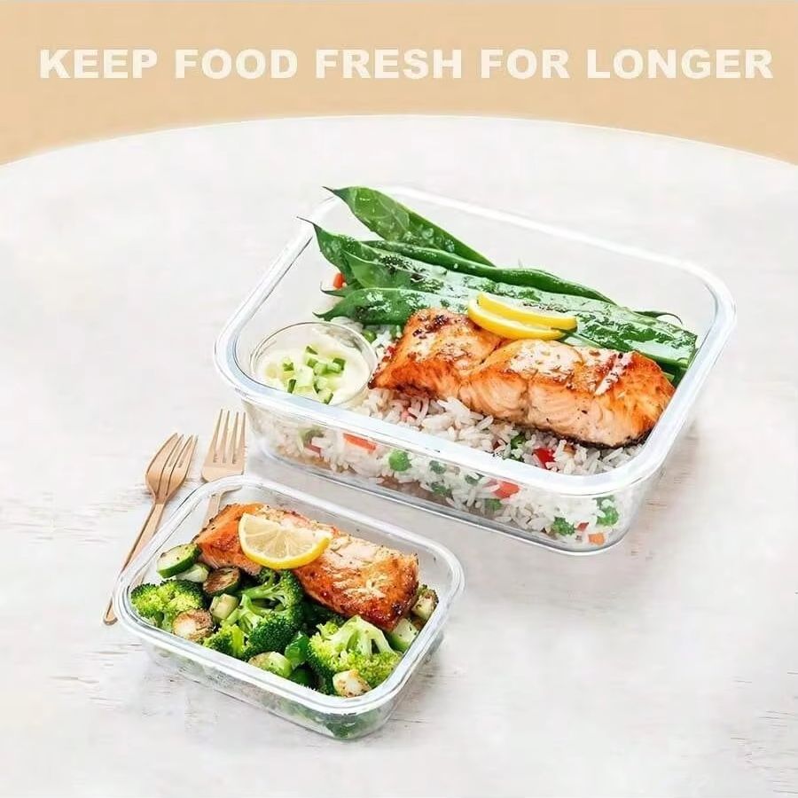 Recipiente de vidro para armaz - Meal Prep Plan avaliação e preço