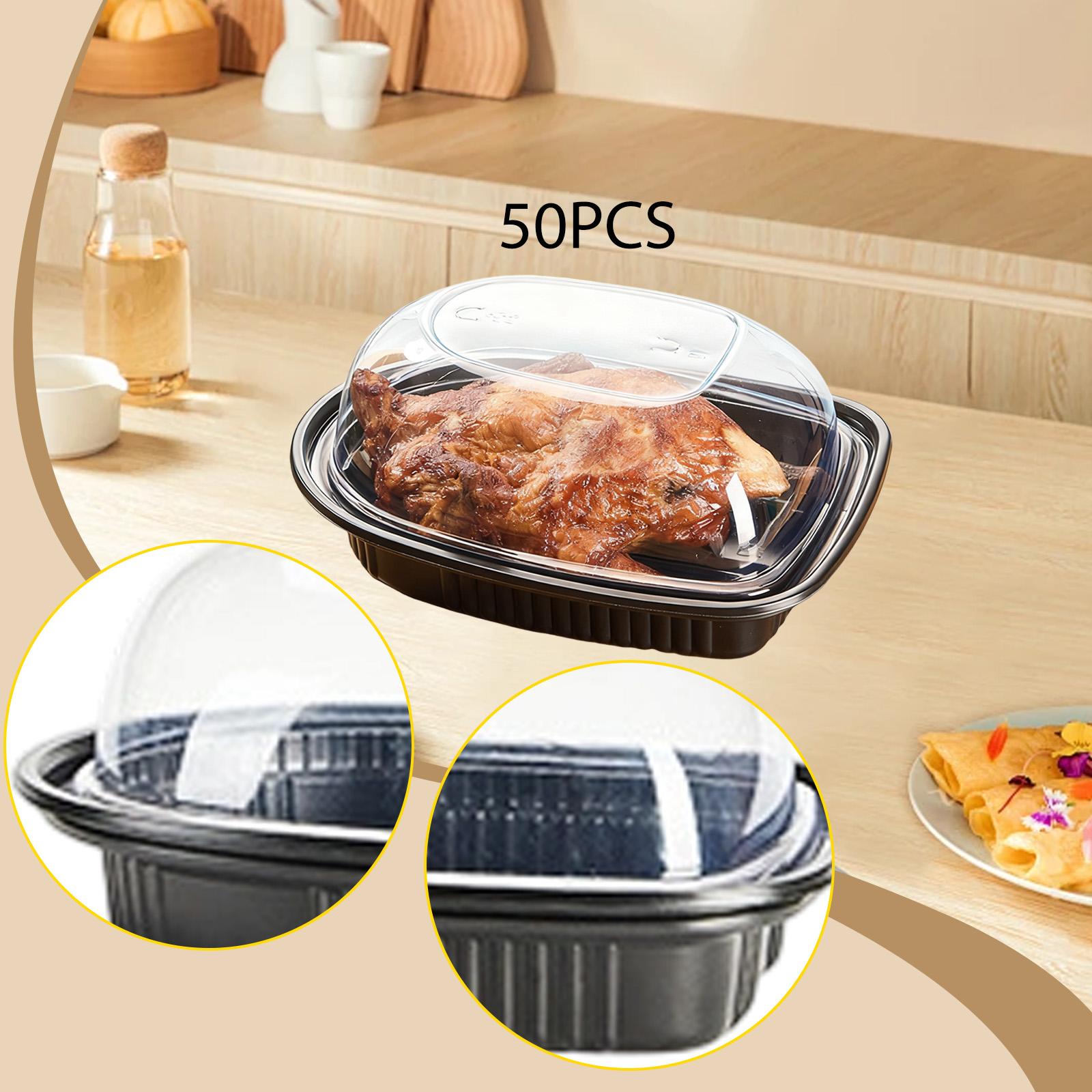 50x Recipientes para Frango As - Meal Prep Rotisserie Chicken avaliação e preço