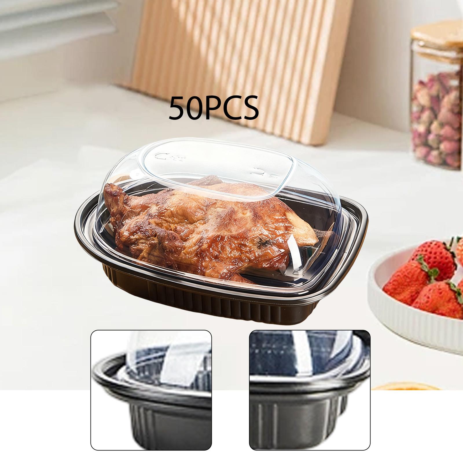 50x Recipientes para Frango As - Meal Prep Rotisserie Chicken avaliação e preço