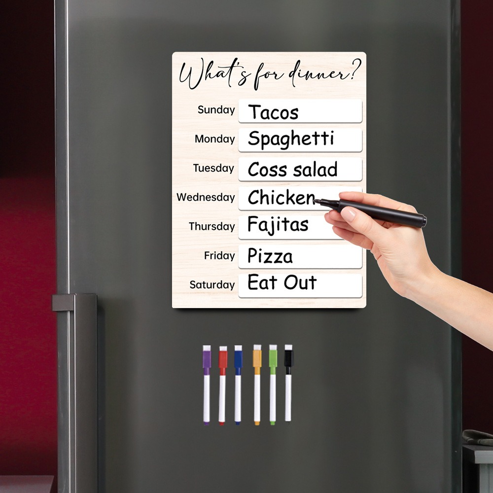 Placa de nota magnética gelade - Meal Prep Plan avaliação e preço